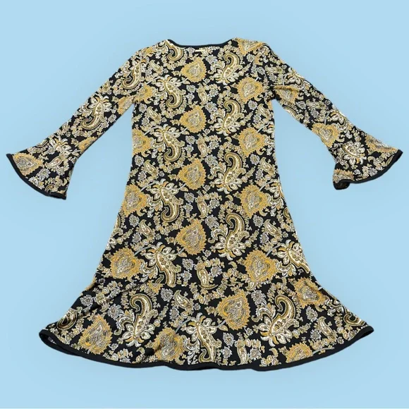 Michael Kors Paisley Bell Sleeve Dress - Picture 10 of 13
